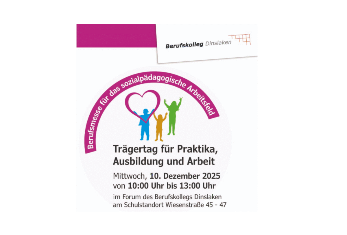 Ev. Kinderwelt bei Berufsmesse für sozialpädagogische Berufe am 10. Dezember